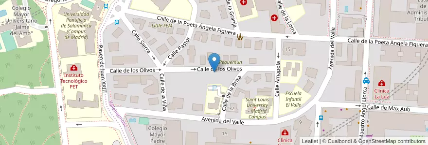 Mapa de ubicacion de PreSchool FEM en Испания, Мадрид, Мадрид, Área Metropolitana De Madrid Y Corredor Del Henares, Мадрид.