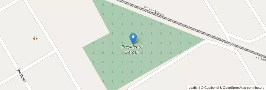 Mapa de ubicacion de Presidente Derqui en Argentinië, Buenos Aires, Partido Del Pilar, Presidente Derqui.