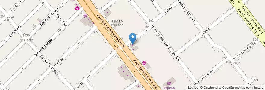 Mapa de ubicacion de Prestigio en الأرجنتين, بوينس آيرس, Partido De Avellaneda, Avellaneda.
