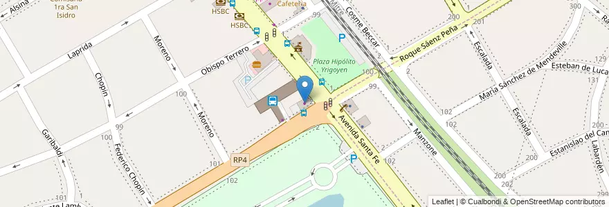 Mapa de ubicacion de Prestigio en Arjantin, Buenos Aires, Partido De San Isidro, San Isidro.