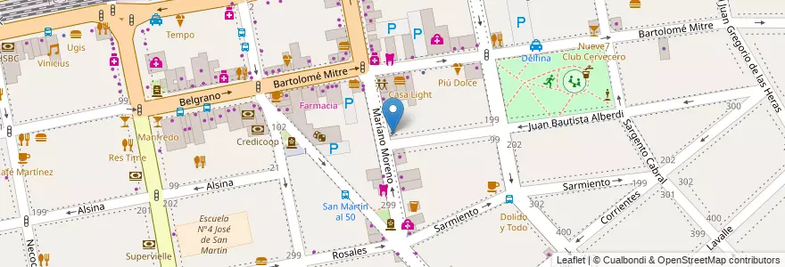 Mapa de ubicacion de Prevención Salud en Argentinië, Buenos Aires, Partido De La Matanza, Ramos Mejía.