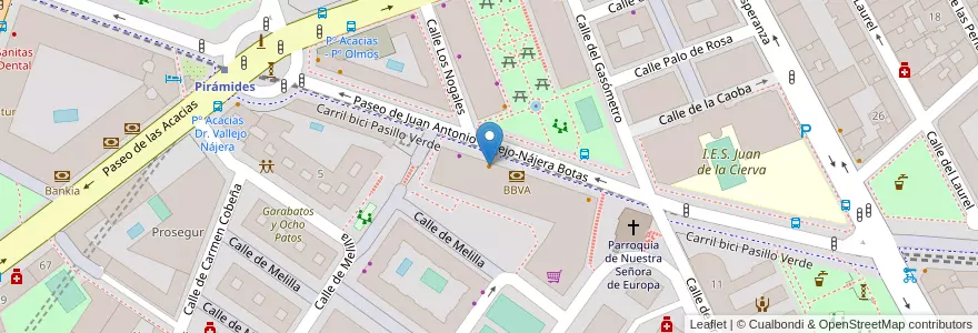Mapa de ubicacion de Price Café en إسبانيا, منطقة مدريد, منطقة مدريد, Área Metropolitana De Madrid Y Corredor Del Henares, مدريد.