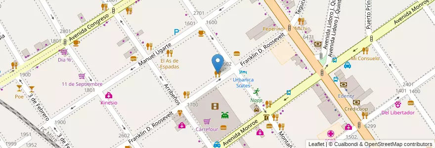 Mapa de ubicacion de Primavera Trujillana, Belgrano en Arjantin, Ciudad Autónoma De Buenos Aires, Buenos Aires, Comuna 13.