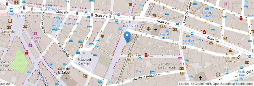 Mapa de ubicacion de Prioritè en إسبانيا, منطقة مدريد, منطقة مدريد, Área Metropolitana De Madrid Y Corredor Del Henares, مدريد.