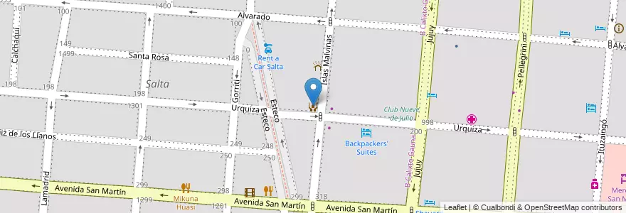 Mapa de ubicacion de Pro Mujer en 阿根廷, Salta, Capital, Municipio De Salta, Salta.