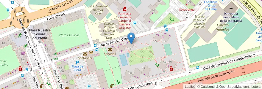 Mapa de ubicacion de Projardin Madrid-2 en 西班牙, Comunidad De Madrid, Comunidad De Madrid, Área Metropolitana De Madrid Y Corredor Del Henares, Madrid.