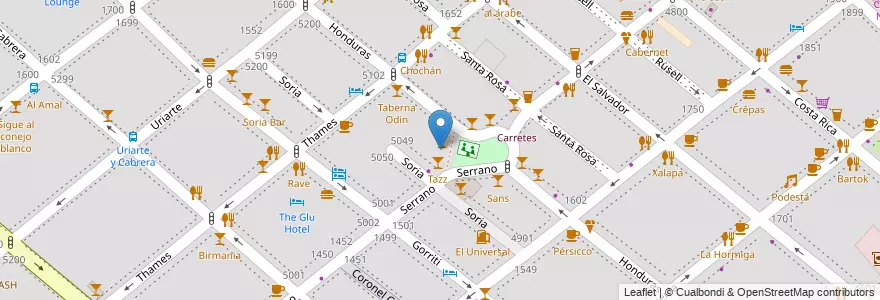 Mapa de ubicacion de Prólogo, Palermo en Argentina, Ciudad Autónoma De Buenos Aires, Buenos Aires.