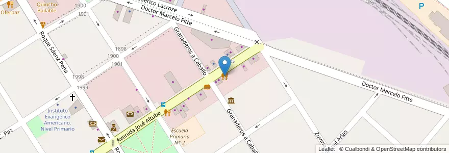 Mapa de ubicacion de Promo's Burger en Argentinië, Buenos Aires, Partido De José C. Paz.