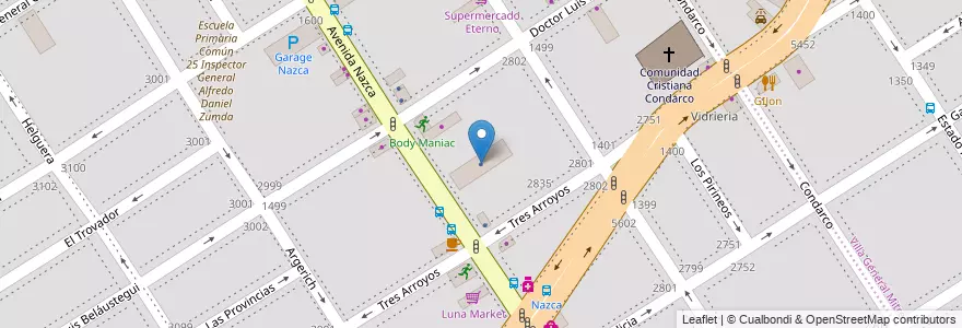 Mapa de ubicacion de Prosegur, Villa Santa Rita en آرژانتین, Ciudad Autónoma De Buenos Aires, Buenos Aires.