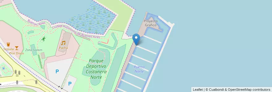 Mapa de ubicacion de Proyecto Grafico en アルゼンチン, Ciudad Autónoma De Buenos Aires, ブエノスアイレス.