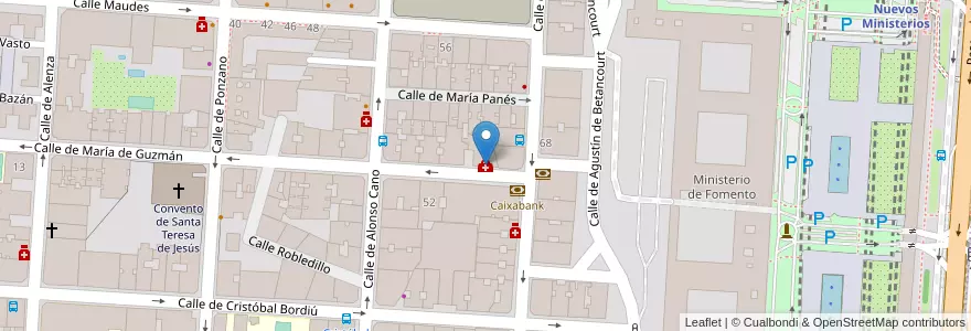 Mapa de ubicacion de Psiconueve en Spanien, Autonome Gemeinschaft Madrid, Autonome Gemeinschaft Madrid, Área Metropolitana De Madrid Y Corredor Del Henares, Madrid.