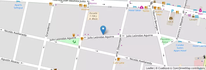 Mapa de ubicacion de PTC English Center en Argentina, Chile, Mendoza, Departamento Capital, Ciudad De Mendoza, Sección 5ª Residencial Sur.