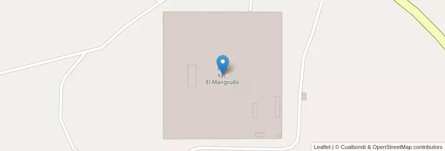 Mapa de ubicacion de PTG Yac. El Mangrullo en 阿根廷, 智利, 內烏肯省, Departamento Zapala.