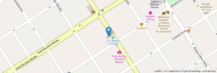 Mapa de ubicacion de Ptik Gregori en Argentina, Buenos Aires, Partido De José C. Paz.