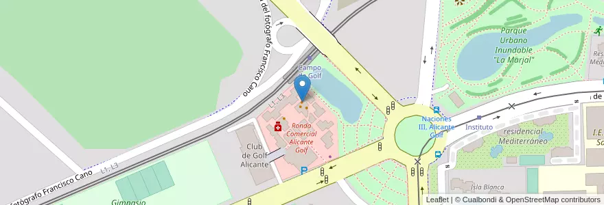 Mapa de ubicacion de pub Conneman en スペイン, バレンシア州, Alacant / Alicante, L'Alacantí, Alacant / Alicante.
