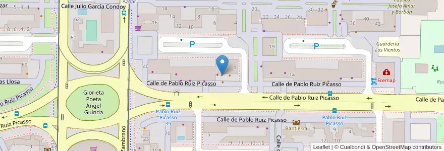 Mapa de ubicacion de Pub Family en Espanha, Aragão, Saragoça, Zaragoza, Saragoça.