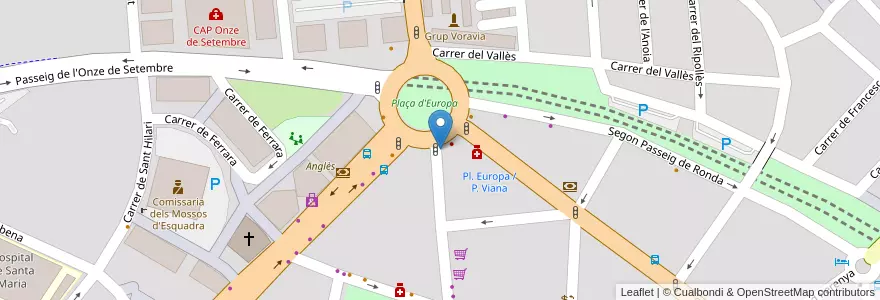 Mapa de ubicacion de Pub Ibiza en Spanien, Katalonien, Lleida, Segrià, Lleida.