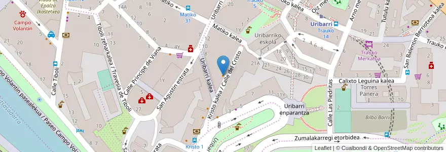 Mapa de ubicacion de Pub Key en Spain, Autonomous Community Of The Basque Country, Biscay, Greater Bilbao, Bilbao.
