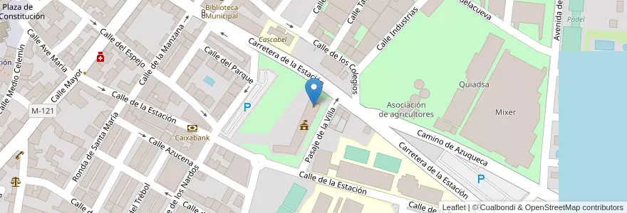 Mapa de ubicacion de Pub Sand Foundation Lounge en 西班牙, Comunidad De Madrid, Comunidad De Madrid, Cuenca Del Medio Jarama, Meco.