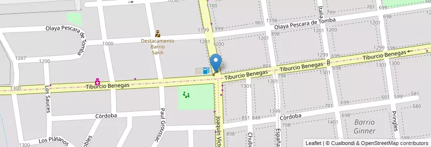 Mapa de ubicacion de Público en Argentina, Chile, Mendoza, Godoy Cruz, Departamento Godoy Cruz.
