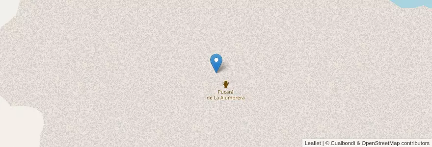 Mapa de ubicacion de Pucará de La Alumbrera en Аргентина, Катамарка, Departamento Antofagasta De La Sierra, Municipio De Antofagasta De La Sierra.