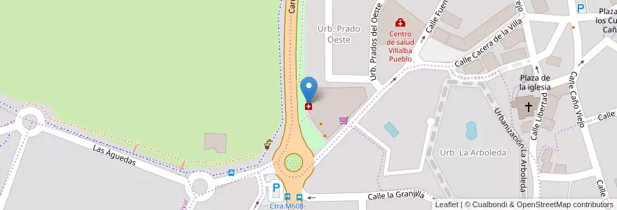 Mapa de ubicacion de Puerta Villa en إسبانيا, منطقة مدريد, منطقة مدريد, Cuenca Del Guadarrama, Collado Villalba.