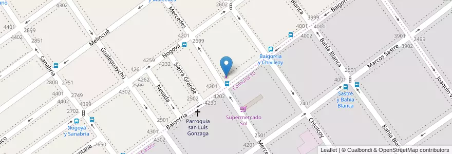 Mapa de ubicacion de Puerto de Muebles, Villa Devoto en 阿根廷, Ciudad Autónoma De Buenos Aires, 布宜诺斯艾利斯, Comuna 10, Comuna 11.