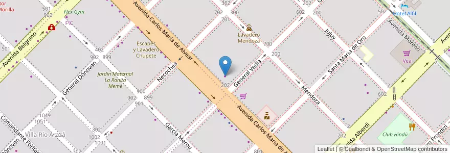 Mapa de ubicacion de Puesto 7 en Arjantin, Chaco, Departamento San Fernando, Resistencia, Resistencia.
