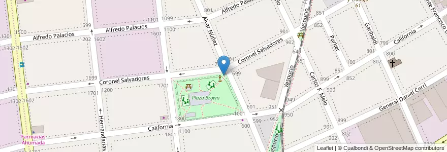 Mapa de ubicacion de Puesto de control, Boca en Argentine, Ciudad Autónoma De Buenos Aires, Partido De Avellaneda, Comuna 4, Buenos Aires.