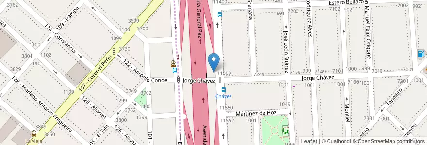 Mapa de ubicacion de Puesto de vigilancia, Liniers en Argentina, Autonomous City Of Buenos Aires, Autonomous City Of Buenos Aires.