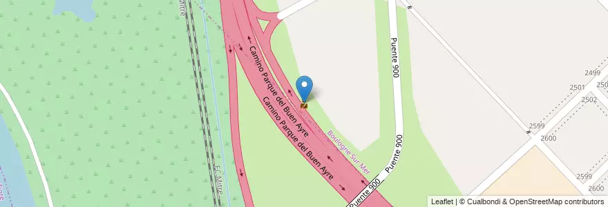 Mapa de ubicacion de Puesto de vigilancia móvil en الأرجنتين, بوينس آيرس, Boulogne Sur Mer.