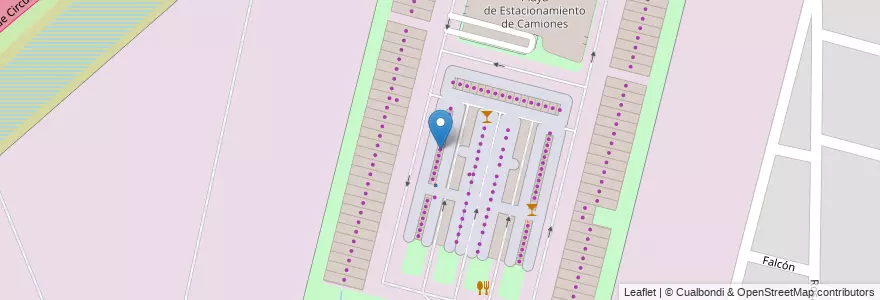Mapa de ubicacion de PUESTO N°13 Rader, Marcelo en الأرجنتين, سانتا في, إدارة العاصمة, سانتا في العاصمة.