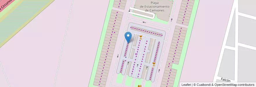 Mapa de ubicacion de PUESTO N°15 De Frutos, Juan Carlos en الأرجنتين, سانتا في, إدارة العاصمة, سانتا في العاصمة.