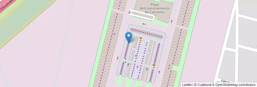 Mapa de ubicacion de PUESTO N°16 Zito, Vanesa en الأرجنتين, سانتا في, إدارة العاصمة, سانتا في العاصمة.