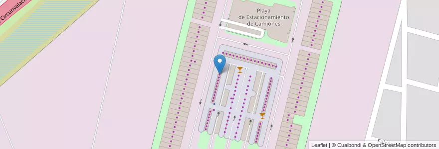 Mapa de ubicacion de PUESTO N°17 J y D en الأرجنتين, سانتا في, إدارة العاصمة, سانتا في العاصمة.