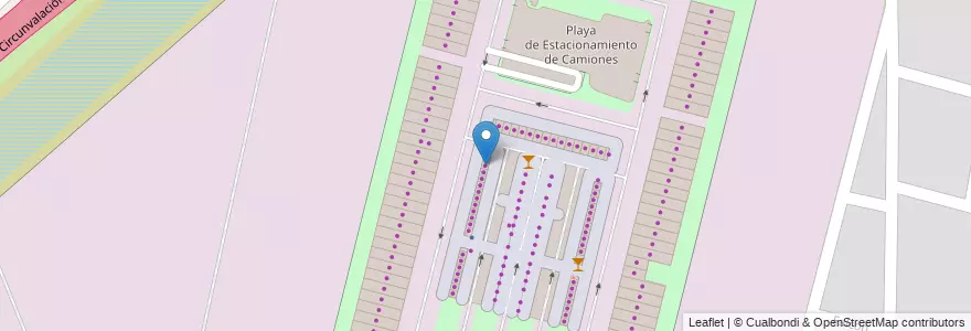 Mapa de ubicacion de PUESTO N°18 Luis Novello en Argentinien, Santa Fe, Departamento La Capital, Santa Fe Capital.
