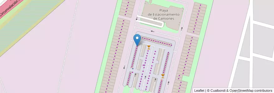Mapa de ubicacion de PUESTO N°19 Siempre Adelante SRL en Arjantin, Santa Fe, Departamento La Capital, Santa Fe Capital.