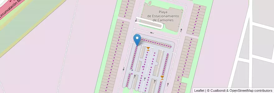 Mapa de ubicacion de PUESTO N°20 D´agostino, José en 阿根廷, Santa Fe, Departamento La Capital, Santa Fe Capital.