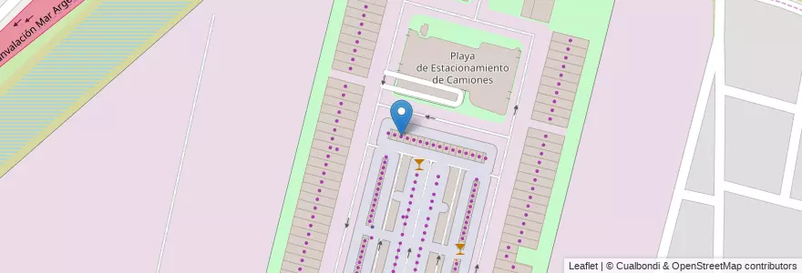 Mapa de ubicacion de PUESTO N°23 EDUARDO en الأرجنتين, سانتا في, إدارة العاصمة, سانتا في العاصمة.