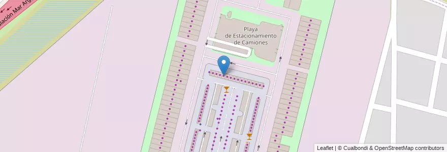 Mapa de ubicacion de PUESTO N°25 HADAD en アルゼンチン, サンタフェ州, Departamento La Capital, Santa Fe Capital.