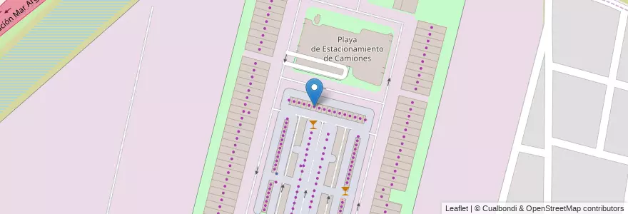 Mapa de ubicacion de PUESTO N°26 Aguilera, Bandiviezo Armin en الأرجنتين, سانتا في, إدارة العاصمة, سانتا في العاصمة.