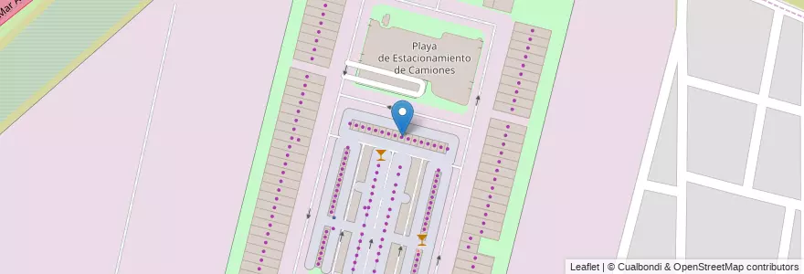 Mapa de ubicacion de PUESTO N°29 Leguizamón, Marino Hermanos SRL en الأرجنتين, سانتا في, إدارة العاصمة, سانتا في العاصمة.