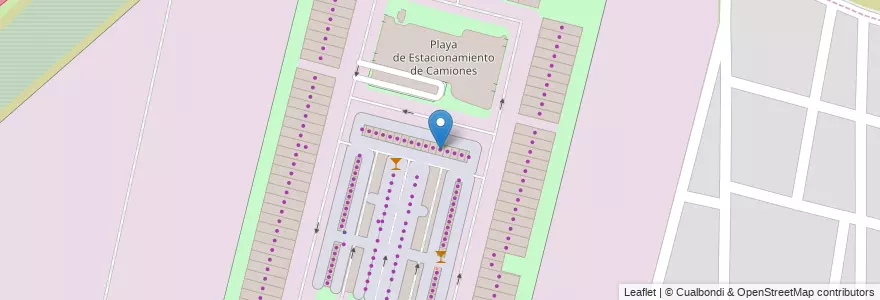 Mapa de ubicacion de PUESTO N°32 Ypora en Аргентина, Санта-Фе, Departamento La Capital, Santa Fe Capital.