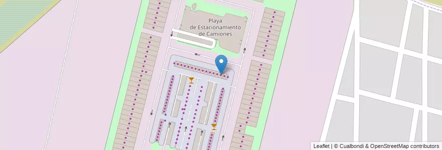 Mapa de ubicacion de PUESTO N°34 Mastrángelo, Rodolfo en Аргентина, Санта-Фе, Departamento La Capital, Santa Fe Capital.
