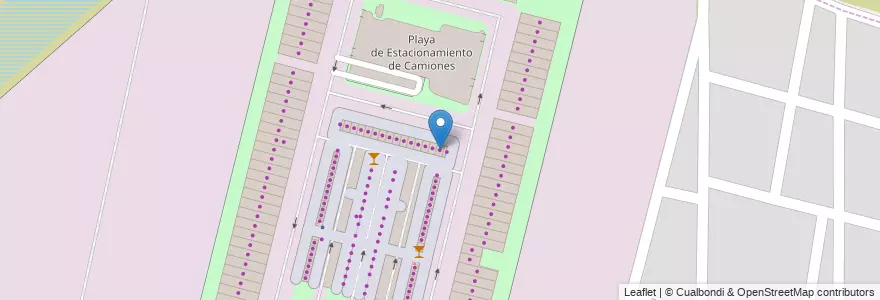 Mapa de ubicacion de PUESTO N°35 Applehans, Carlos en 아르헨티나, Santa Fe, Departamento La Capital, Santa Fe Capital.