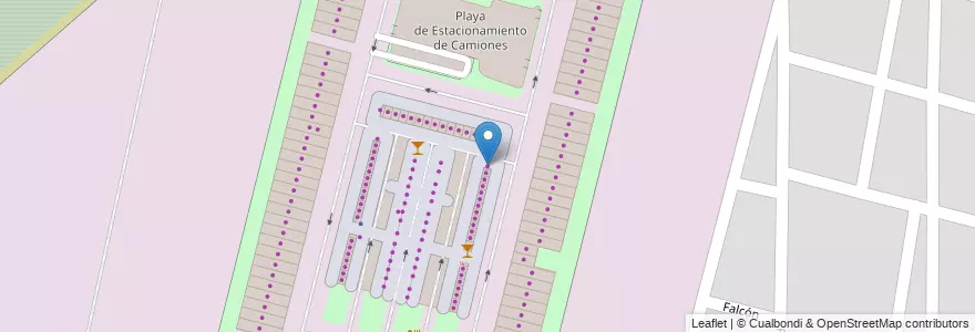 Mapa de ubicacion de PUESTO N°37 Géminis SRL en الأرجنتين, سانتا في, إدارة العاصمة, سانتا في العاصمة.