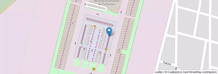 Mapa de ubicacion de PUESTO N°41 Monjo, Sergio A. en Argentine, Santa Fe, Departamento La Capital, Santa Fe Capital.