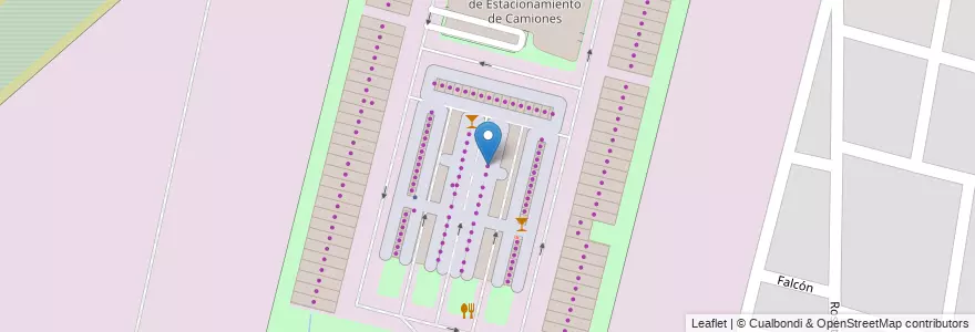 Mapa de ubicacion de PUESTO N°79 Fernández, Mario en الأرجنتين, سانتا في, إدارة العاصمة, سانتا في العاصمة.