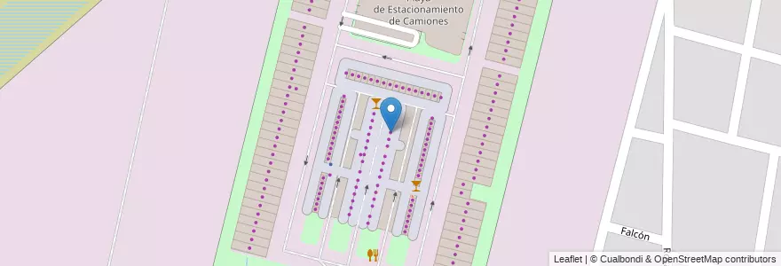 Mapa de ubicacion de PUESTO N°81 Mendieta, Manuel en آرژانتین, سانتافه, Departamento La Capital, Santa Fe Capital.