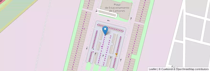 Mapa de ubicacion de PUESTO N°88 en Аргентина, Санта-Фе, Departamento La Capital, Santa Fe Capital.